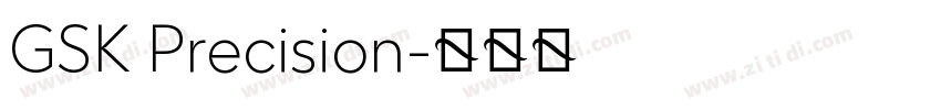GSK Precision字体转换